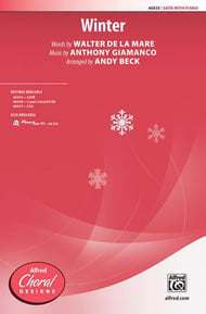 Winter SATB choral sheet music cover Thumbnail